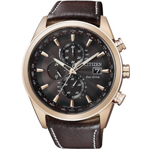 Montre pour Homme Citizen Chrono Eco-Drive Radio Pilotèe AT8019-02W Acheter Montre pour Homme Citizen Chrono Eco-Drive Radio Pilotèe AT8019-02W