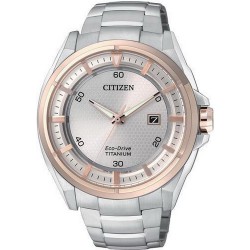 Citizen Herrenuhr Super Titanium Eco-Drive AW1404-51A