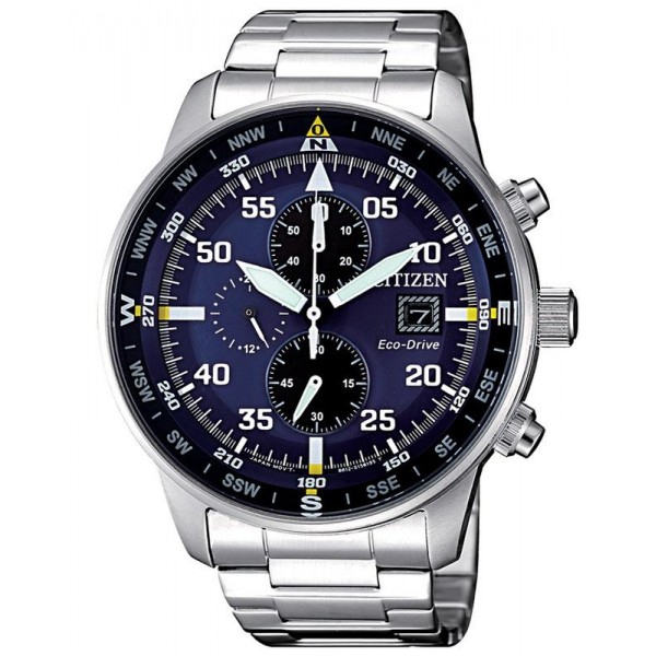 Citizen Men's Watch Aviator Chrono Eco-Drive CA0690-88L Buy Citizen Men's Watch Aviator Chrono Eco-Drive CA0690-88L
