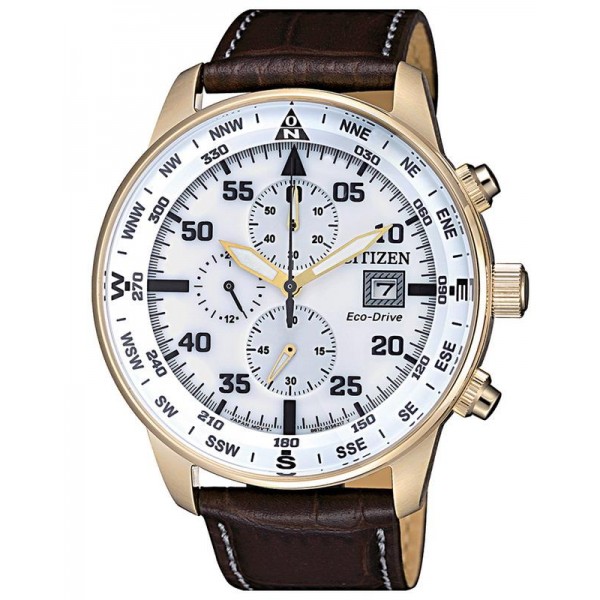 Citizen Men's Watch Aviator Chrono Eco-Drive CA0693-12A Buy Citizen Men's Watch Aviator Chrono Eco-Drive CA0693-12A