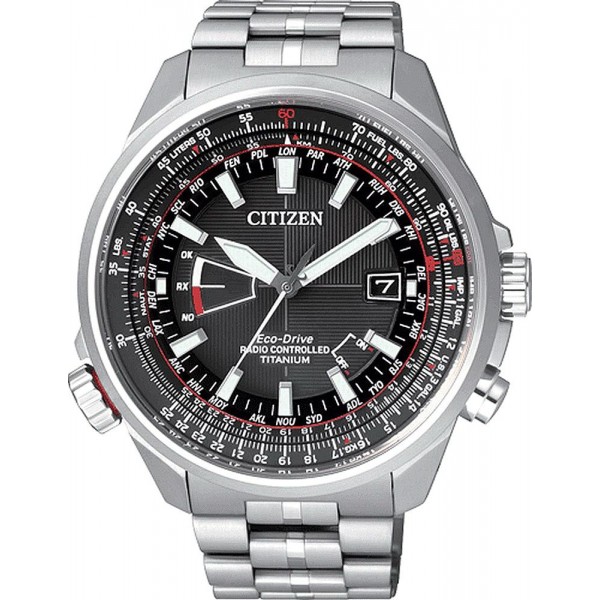 Citizen Men's Watch Pilot Radio Controlled Titanium Evolution 5 CB0140-58E Buy Citizen Men's Watch Pilot Radio Controlled Titanium Evolution 5 CB0140-58E