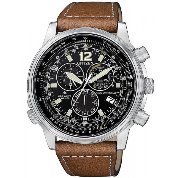 Orologio da Uomo Citizen Radiocontrollato Crono Pilot CB5860-27E Comprare Orologio da Uomo Citizen Radiocontrollato Crono Pilot CB5860-27E