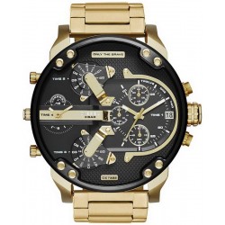 Diesel Herrenuhr Mr. Daddy 2.0 DZ7333 Chronograph 4 Zeitzonen