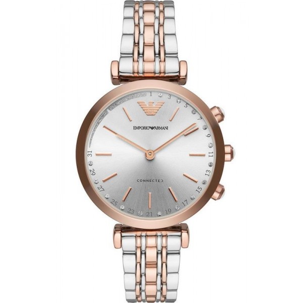 Emporio Armani Connected Damenuhr Gianni T-Bar ART3019 Hybrid Smartwatch Kaufen Sie Emporio Armani Connected Damenuhr Gianni T-Bar ART3019 Hybrid Smartwatch