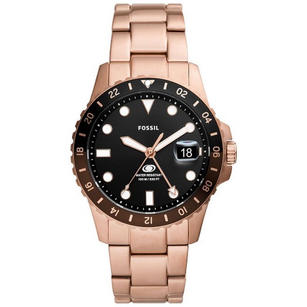 Fossil Blue GMT - Mens Steel Watch - FS6027 Image of the Fossil Blue GMT - Mens Steel Watch - FS6027