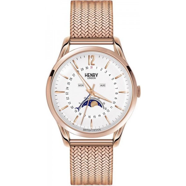 Orologio Henry London Unisex Richmond HL39-LM-0162 Moonphase Quartz Comprare Orologio Henry London Unisex Richmond HL39-LM-0162 Moonphase Quartz
