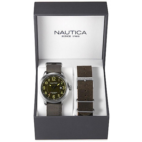 Montre Nautica Femme NCC 01 Date Box Set NAI12525G Acheter Montre Nautica Femme NCC 01 Date Box Set NAI12525G