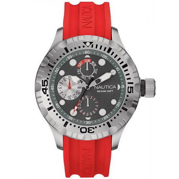 Montre Nautica Homme BFD 100 Multifonction NAI15007G Acheter Montre Nautica Homme BFD 100 Multifonction NAI15007G