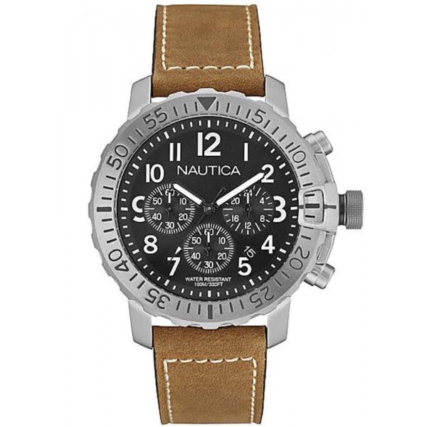 Buy Nautica Men's Watch NMS 01 USS NAI18506G Chronograph