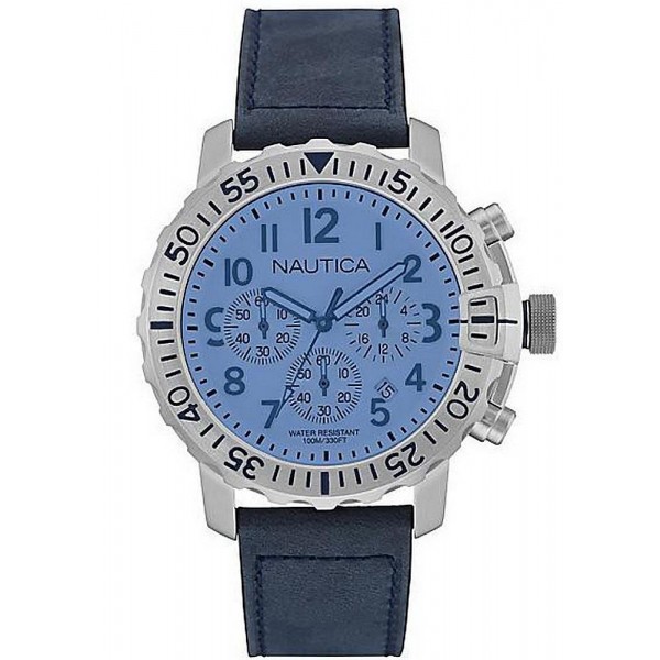Buy Nautica Men's Watch NMS 01 USS NAI19534G Chronograph