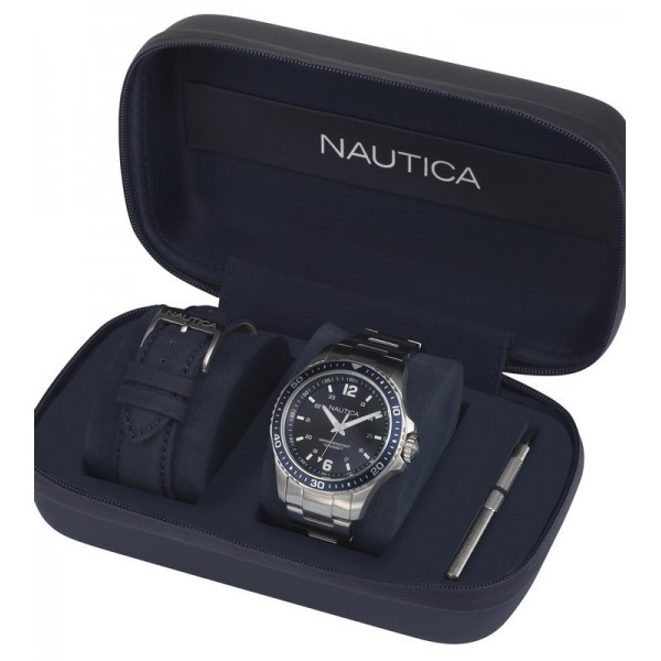 Montre Nautica Homme Freeboard Box Set NAPFRB013 Acheter Montre Nautica Homme Freeboard Box Set NAPFRB013