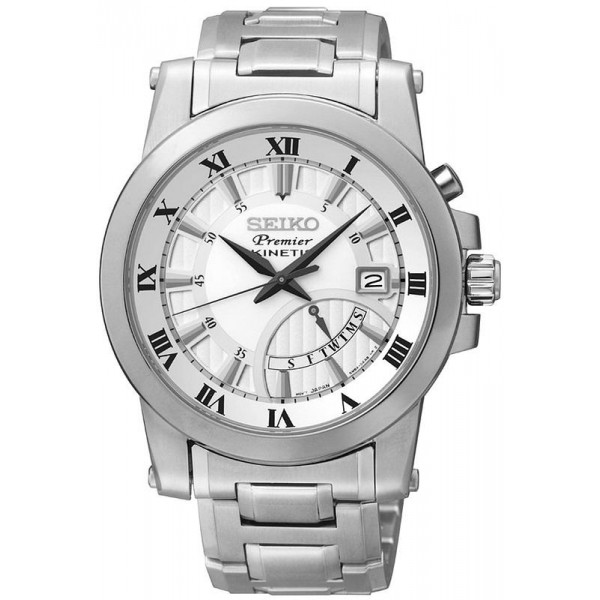 Seiko Men's Watch Premier Kinetic SRN037P1 Day Date Buy Seiko Men's Watch Premier Kinetic SRN037P1 Day Date