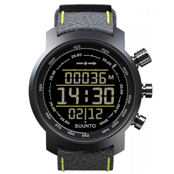 Suunto Elementum Terra Black / Yellow Leather Men's Watch SS019997000 Buy Suunto Elementum Terra Black / Yellow Leather Men's Watch SS019997000