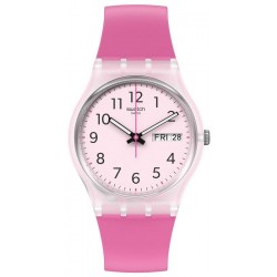 Swatch Damenuhr Gent Rinse Repeat Pink GE724