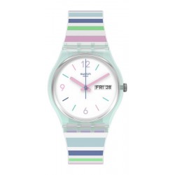 Swatch Ladies Watch Gent Pastel Zebra GL702