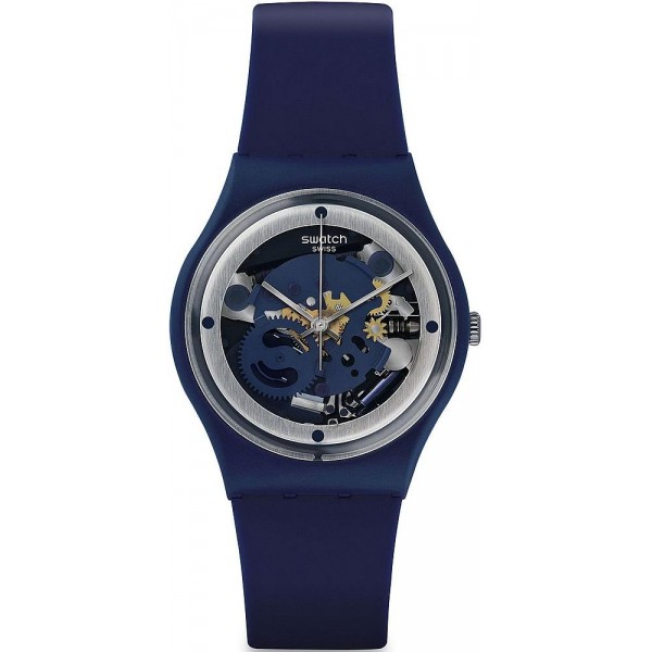 Buy Swatch Unisex Watch Gent Squelette Blue GN245