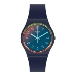 Swatch Unisexuhr Gent LA Night Blue GN274