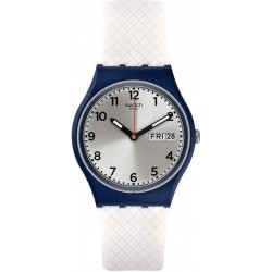 Swatch Unisexuhr Gent White Delight GN720