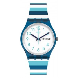 Swatch Unisexuhr Gent Striped Waves GN728