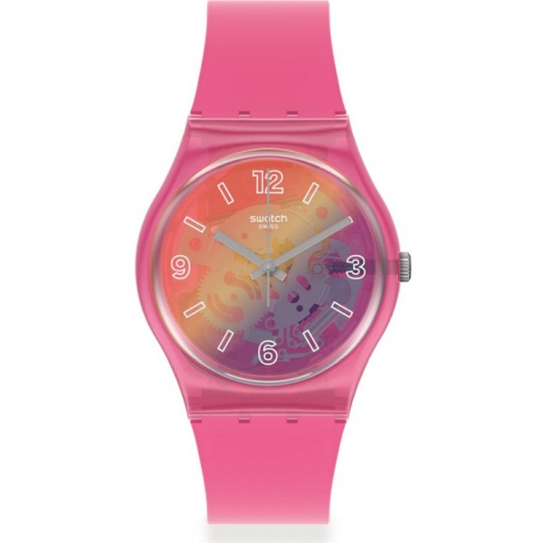 Buy Swatch Womens Watch Gent Orange Disco Fever GP174