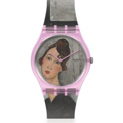 Reloj Swatch Centre Pompidou Portrait of Dédie, by Amedeo Modigliani GZ356