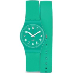 Swatch Ladies Watch Lady Mint Leave LL115