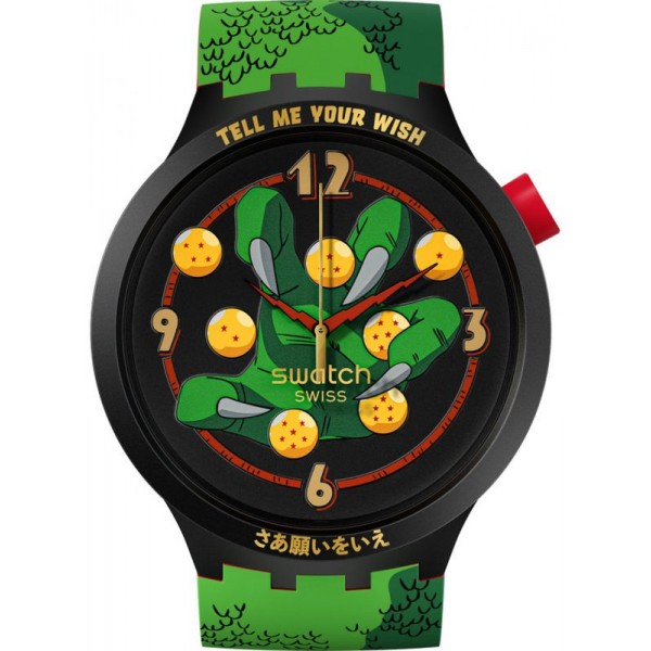 Orologio Swatch Dragon Ball Z Shenron X Swatch SB01Z102 Comprare Orologio Swatch Dragon Ball Z Shenron X Swatch SB01Z102