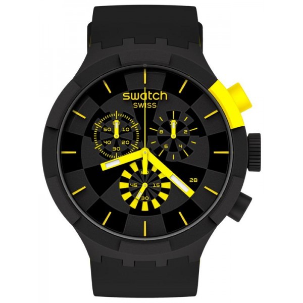 Swatch Watch Big Bold Chrono Checkpoint Yellow SB02B403 Buy Swatch Watch Big Bold Chrono Checkpoint Yellow SB02B403