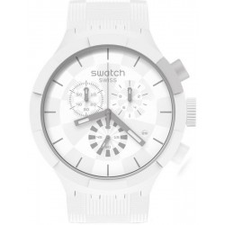 Swatch Watch Big Bold Chrono Chequered White SB02W400