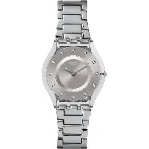 Orologio Swatch Donna Skin Classic Silver Drawer SFK393G Comprare Orologio Swatch Donna Skin Classic Silver Drawer SFK393G