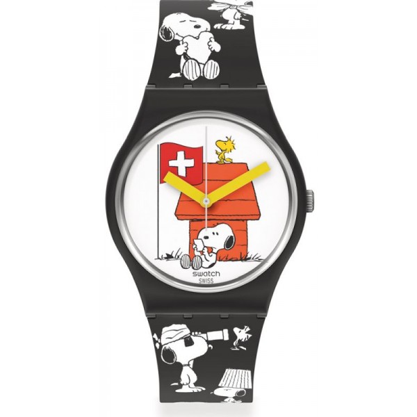 Swatch Uhr Peanuts Grande Bracchetto Snoopy SO28Z107 kaufen