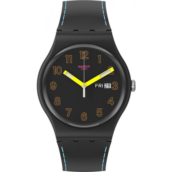 Swatch Unisex Watch New Gent Dark Glow SO29B707 Buy Swatch Unisex Watch New Gent Dark Glow SO29B707