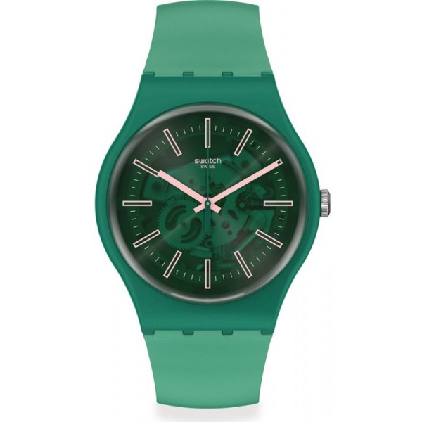 Buy Swatch Unisex Watch New Gent Sunbrush Grass SO29G100