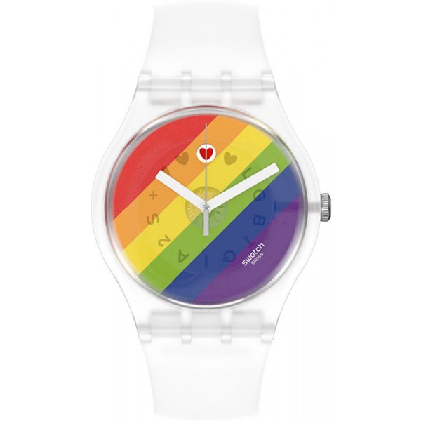 Orologio Swatch Donna New Gent Stripe Fierce SO29K701 Comprare Orologio Swatch Donna New Gent Stripe Fierce SO29K701