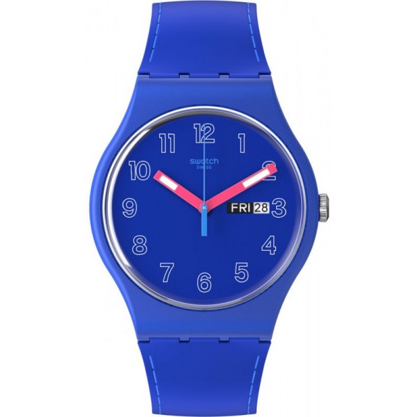 Swatch Unisex Watch New Gent Cobalt Disco SO29N705 Buy Swatch Unisex Watch New Gent Cobalt Disco SO29N705
