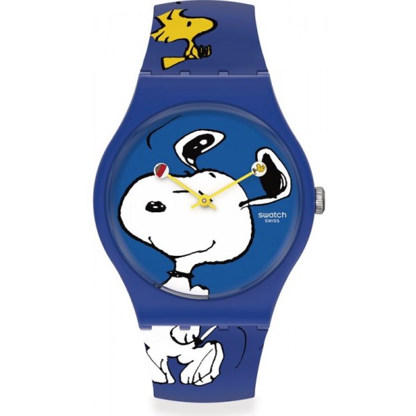 Reloj Swatch Peanuts Hee Hee Hee Snoopy y Woodstock SO29Z106 Comprar Reloj Swatch Peanuts Hee Hee Hee Snoopy y Woodstock SO29Z106