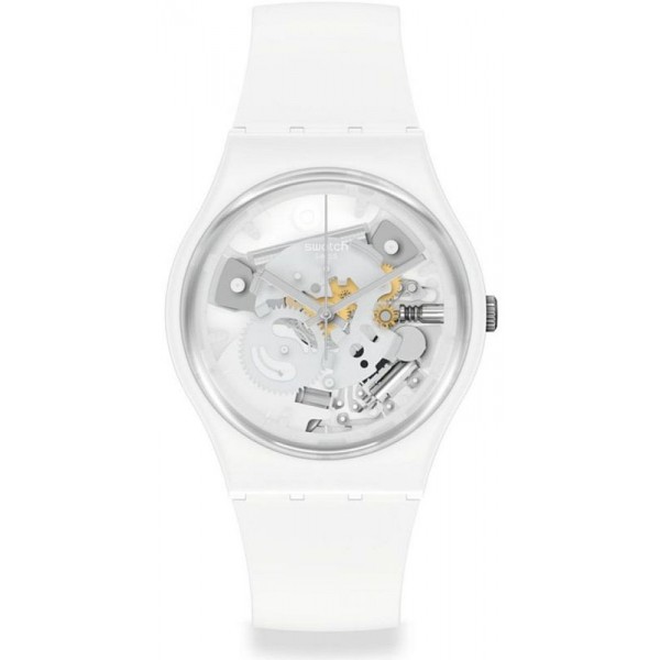 Comprar Reloj Swatch Unisex Gent Spot Time White SO31W102