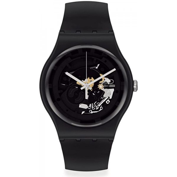 Montre Swatch Unisex New Gent Spot Time Black SO32B108 Acheter Montre Swatch Unisex New Gent Spot Time Black SO32B108