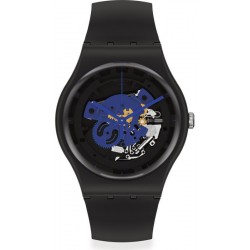 Swatch Unisex Watch New Gent Time To Blue Big SO32B109