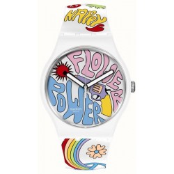 Swatch Damenuhr New Gent Power Of Peace SO32W107