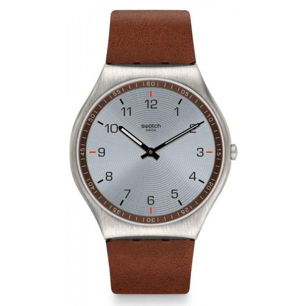 Orologio Swatch Uomo Skin Irony Skin Suit Brown SS07S108 Comprare Orologio Swatch Uomo Skin Irony Skin Suit Brown SS07S108