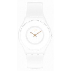 Orologio Swatch Unisex Skin Classic Tick Different Blanca SS09W100