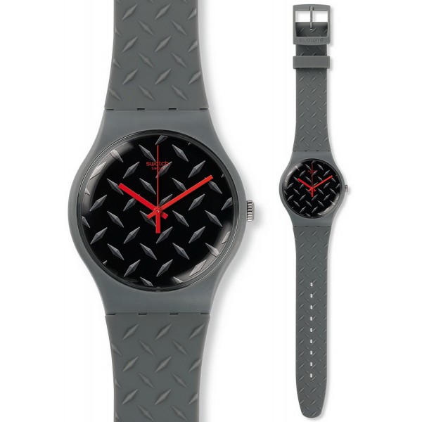 Swatch Unisex Watch New Gent Text-ure SUOM102 Buy Swatch Unisex Watch New Gent Text-ure SUOM102