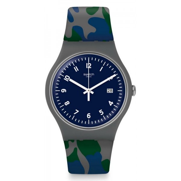 Montre Swatch Unisex New Gent Camougreen SUOM400 Acheter Montre Swatch Unisex New Gent Camougreen SUOM400