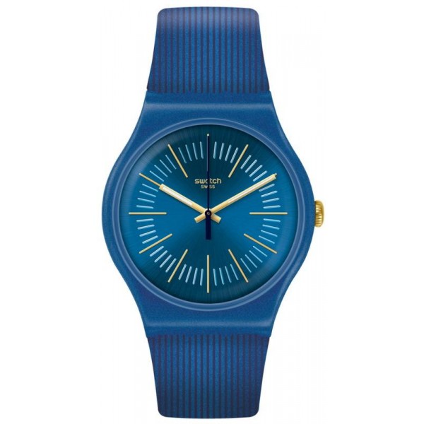 Swatch Unisex Watch New Gent Cyderalblue SUON143 Buy Swatch Unisex Watch New Gent Cyderalblue SUON143