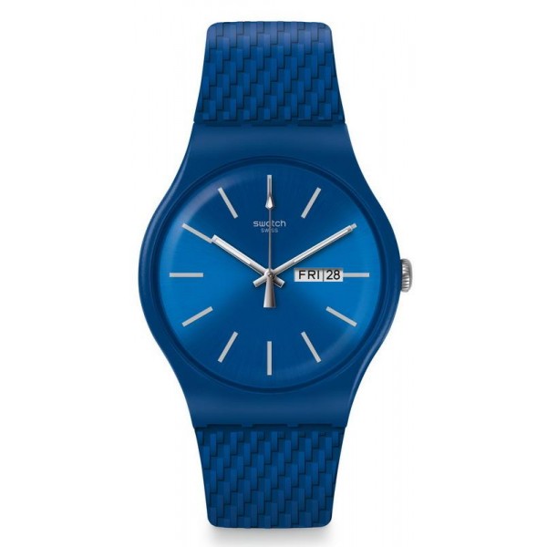 Swatch Unisex Watch New Gent Bricablue SUON711 Buy Swatch Unisex Watch New Gent Bricablue SUON711