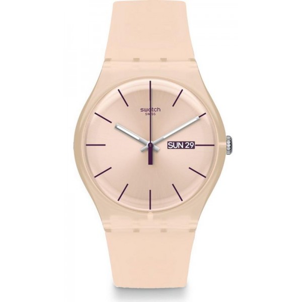 Buy Swatch Women's Watch New Gent Rose Rebel SUOT700