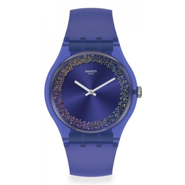 Swatch Ladies Watch New Gent Purple Rings SUOV106 Buy Swatch Ladies Watch New Gent Purple Rings SUOV106