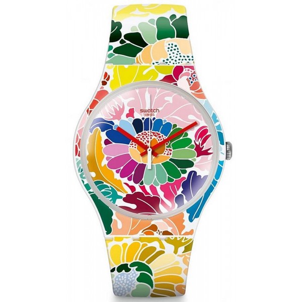 Swatch Women's Watch New Gent Flowerfool SUOW126 Buy Swatch Women's Watch New Gent Flowerfool SUOW126