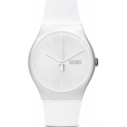 Montre Swatch Unisex New Gent White Rebel SUOW701